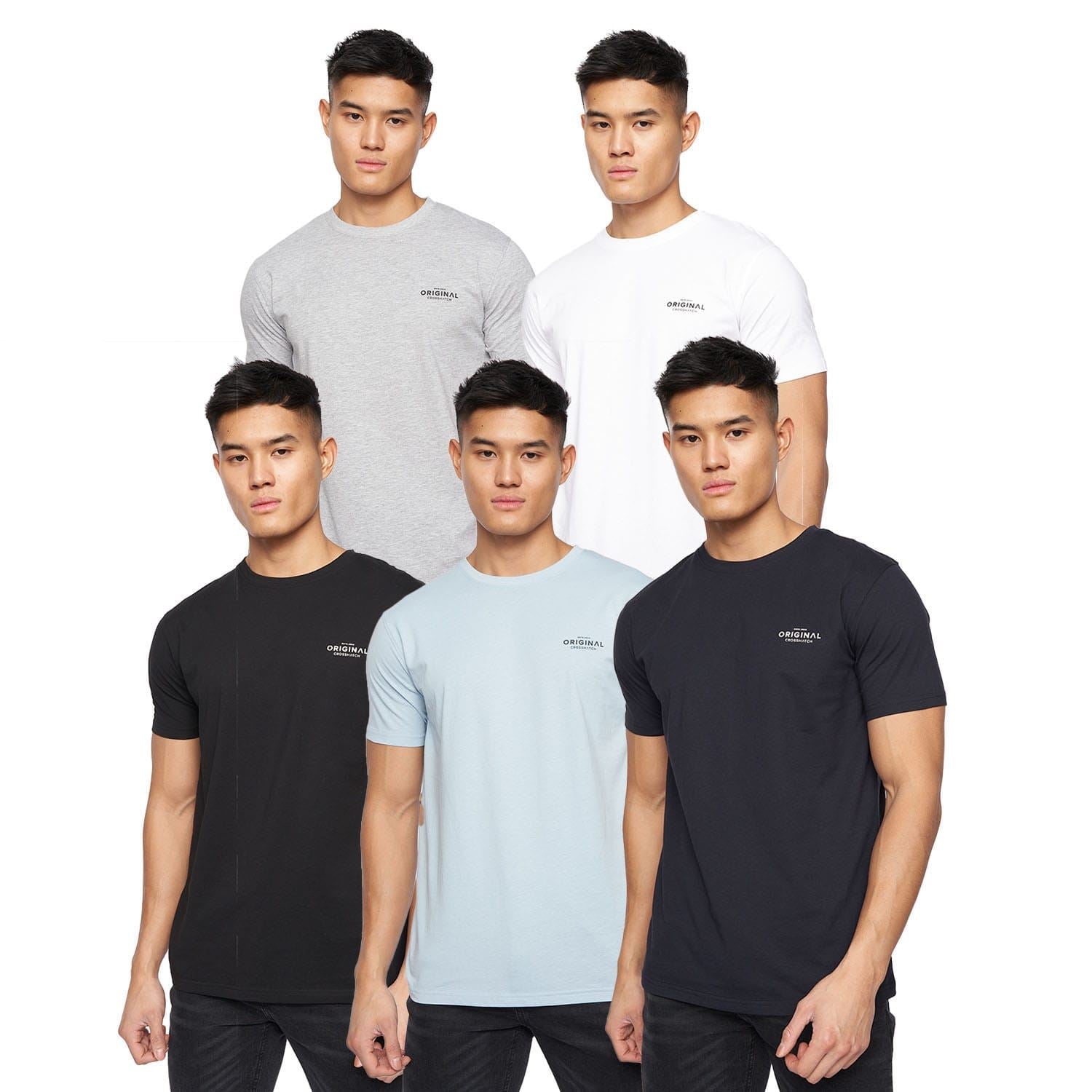 Crosshatch 7 Pack of Shivron T-Shirts