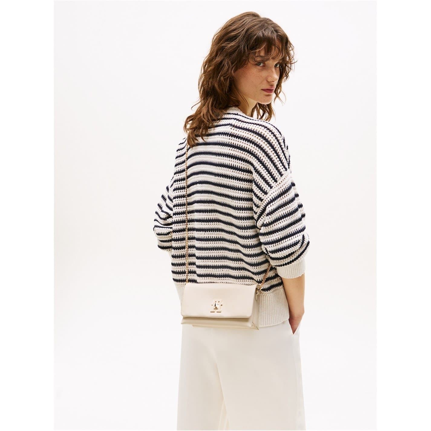 Tommy Hilfiger Modern Turn Lock Cross Body Bag with Chain