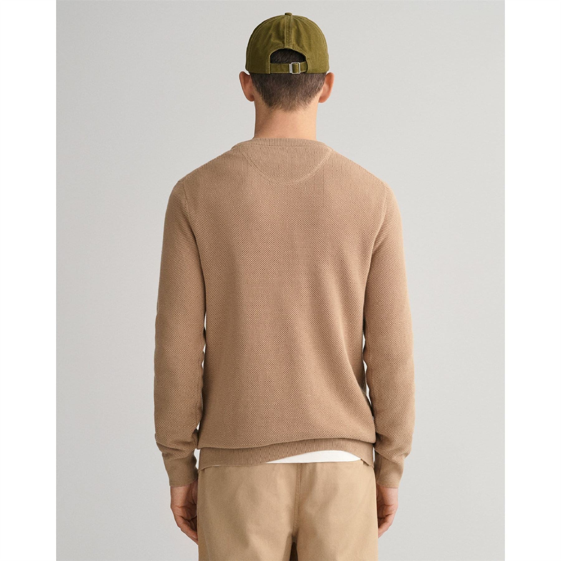 Gant Cotton Piqué Crewneck Sweatshirt