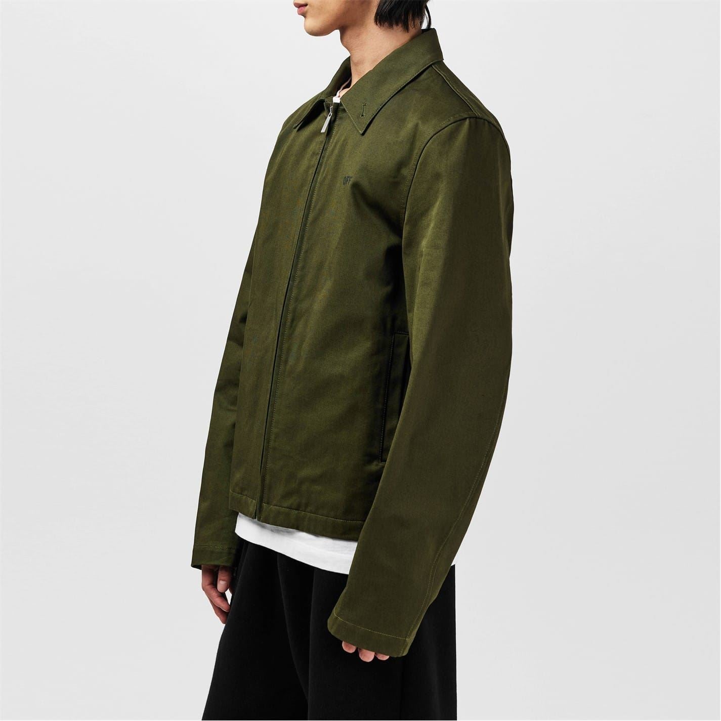 Off White Arrows Zipped Overshirt