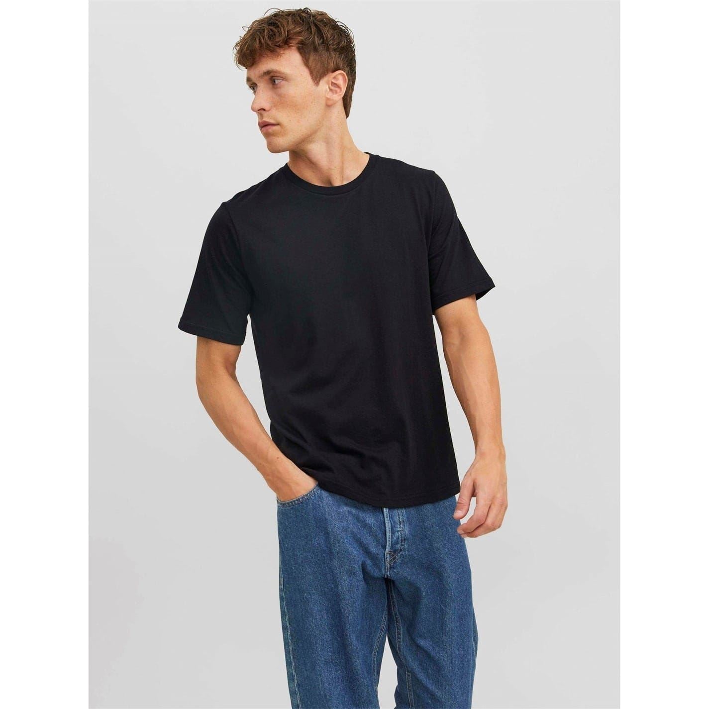 Jack and Jones 3 Pack Crew Neck Short Sleeve Jersey T-Shirt