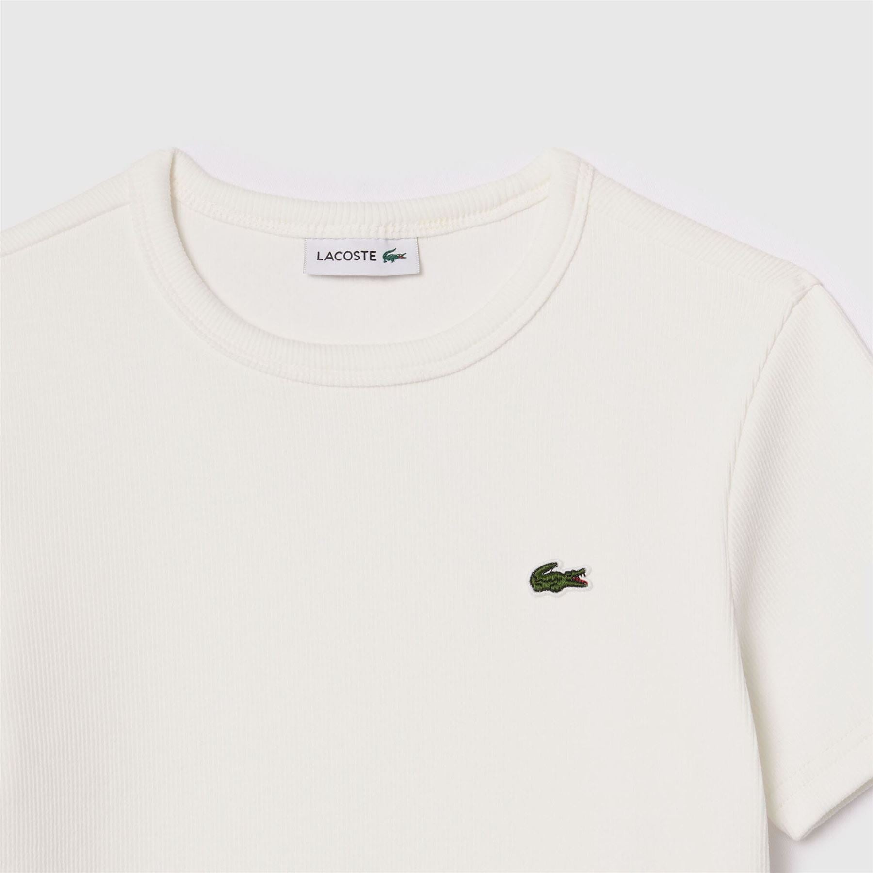 Lacoste Juniors Cotton Rib T-Shirt
