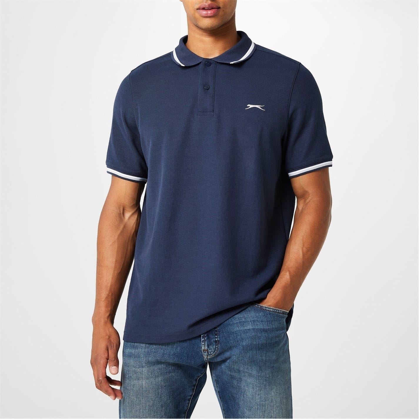 Slazenger Mens Tipped Polo Shirt