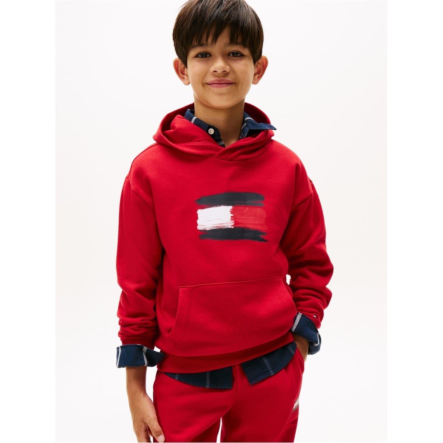 Tommy Hilfiger Flag Graphic Long Sleeve Sweatshirt