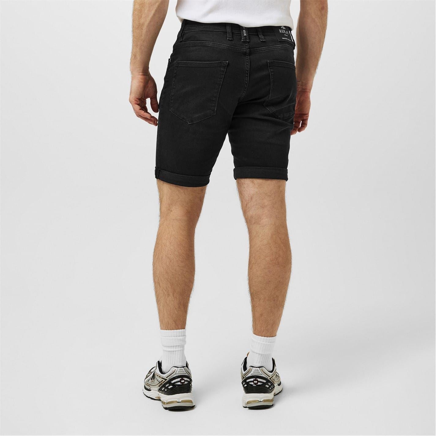 Replay Stretch Slim Fit Denim Shorts