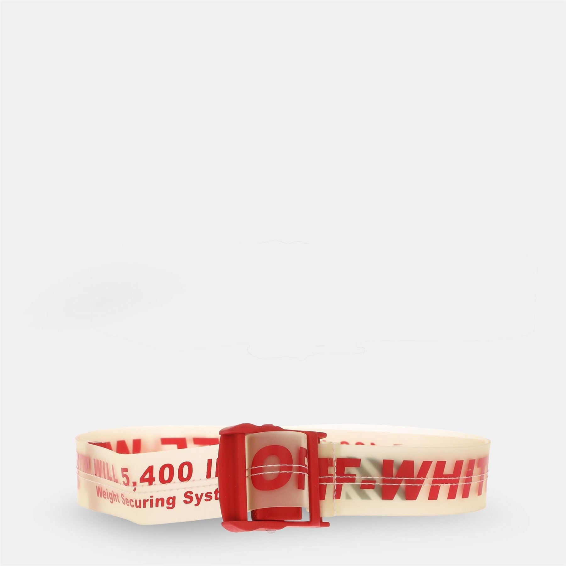 Off White Plastic Industrial Belt