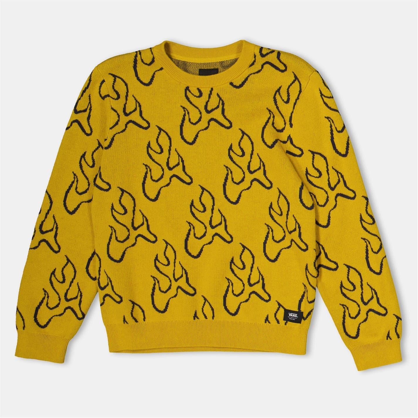 Vans Harvest Flame Crew Neck Long Sleeve Sweatshirt