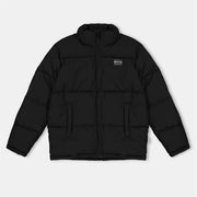 Hummel Solid Patterned Mock Neck Puffer Jacket