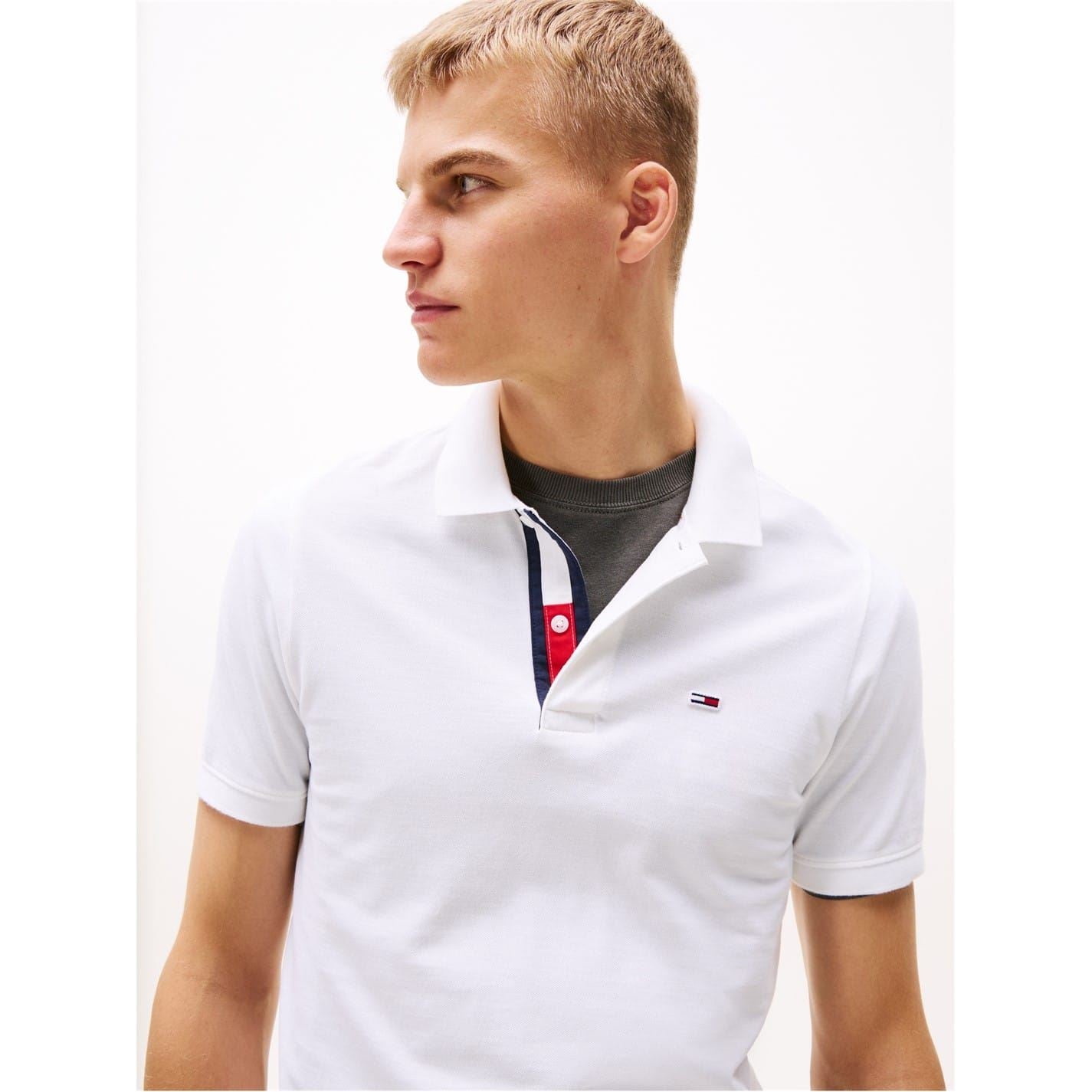 Tommy Jeans TJM Slim Fit Collared Neck Polo Shirt