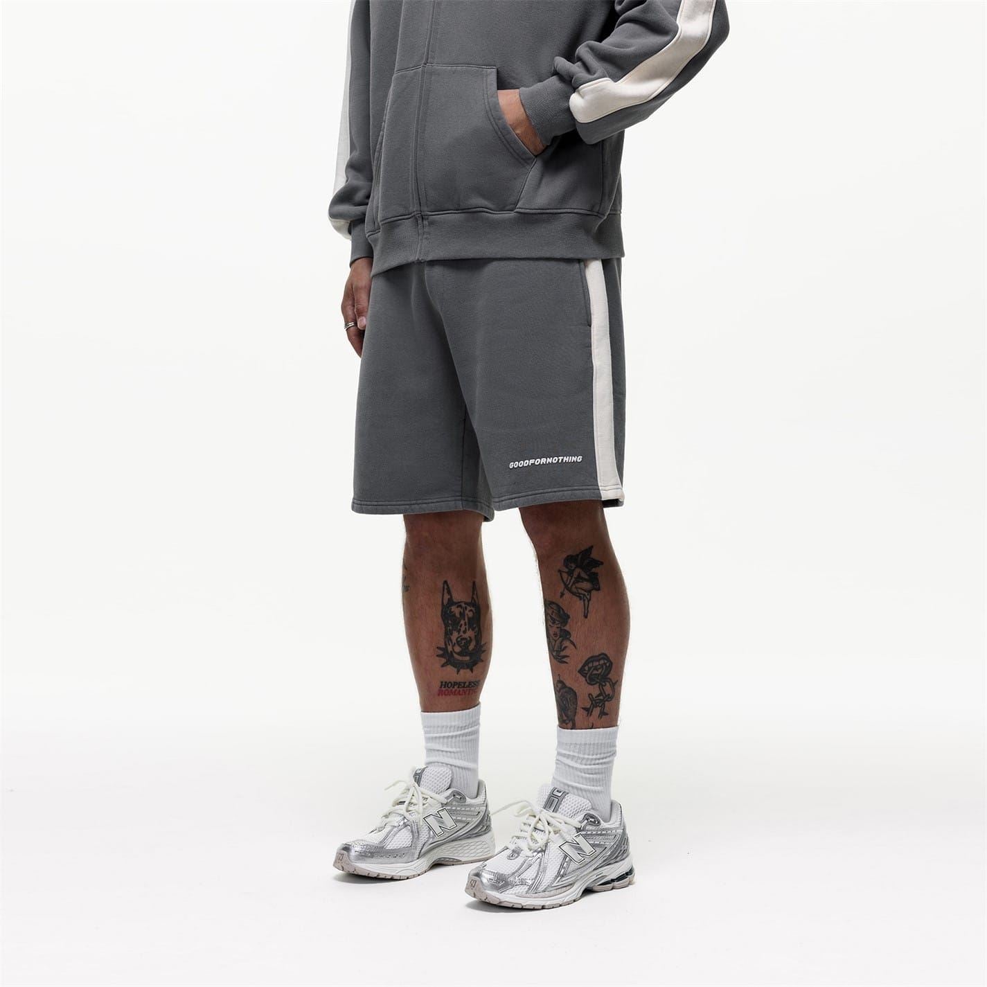 Good For Nothing Track Sweatshorts Grey