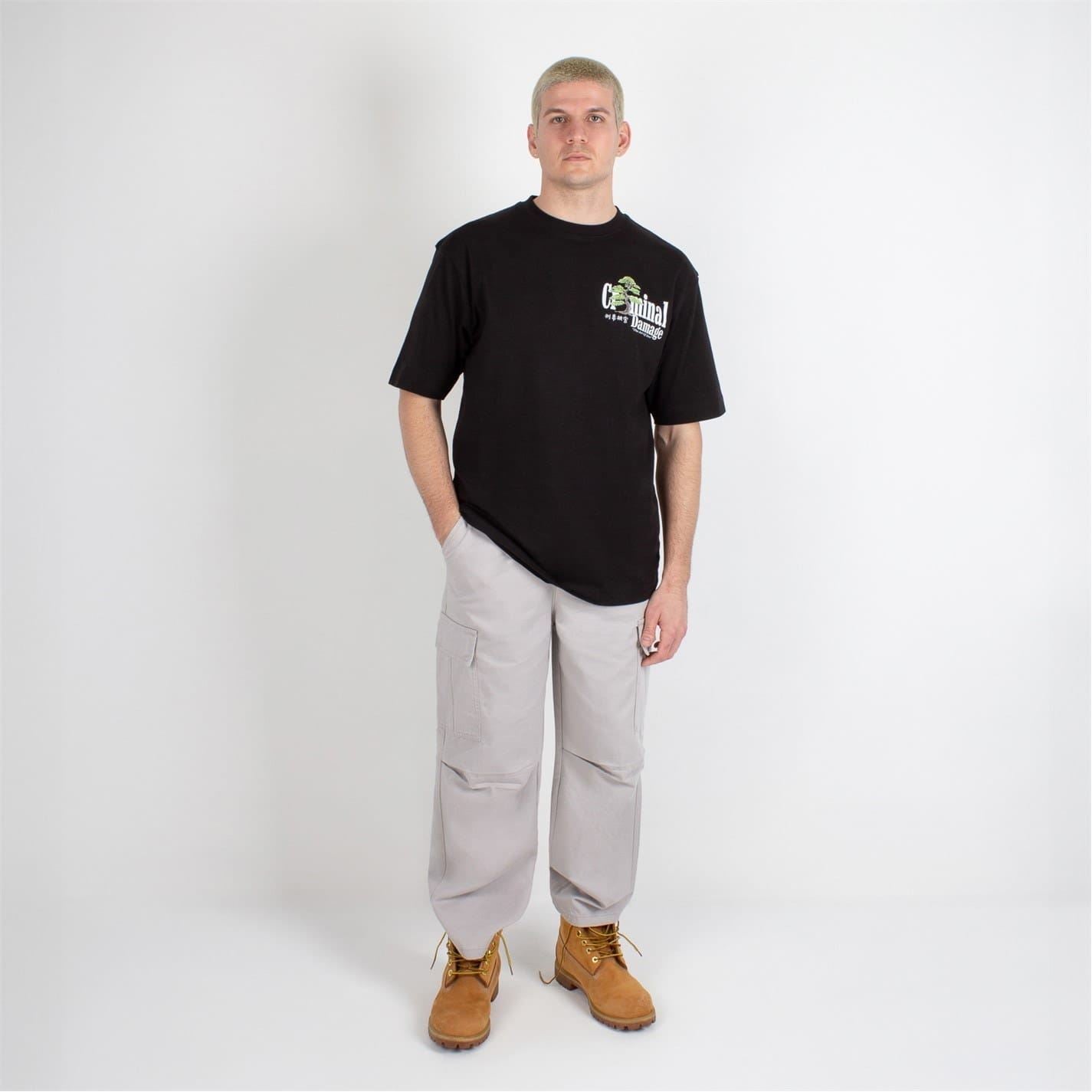 Criminal Damage Kenshin Oversize Fit Crew Neck T-Shirt