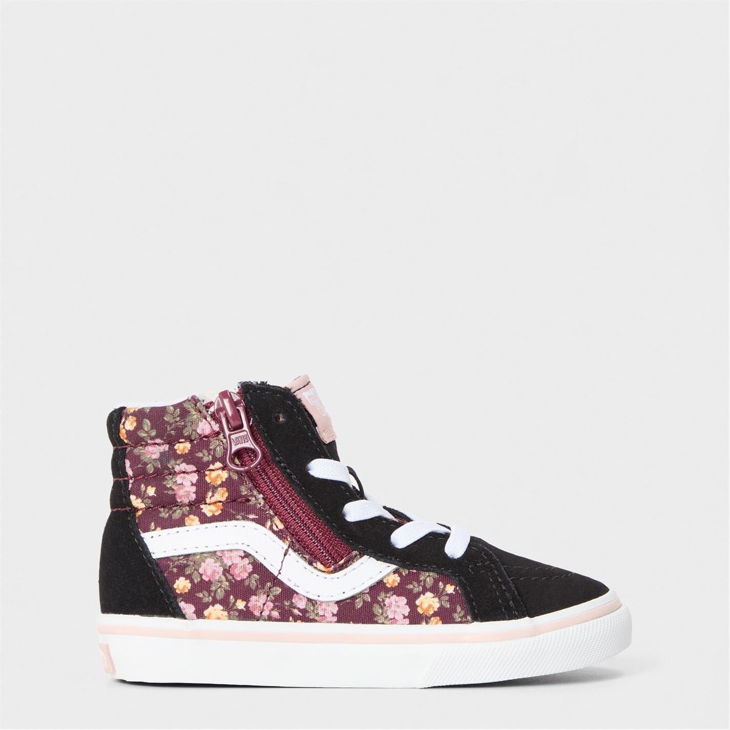 Vans Sk8 Hi Reissue Floral Side Zip Hi Top Sneakers