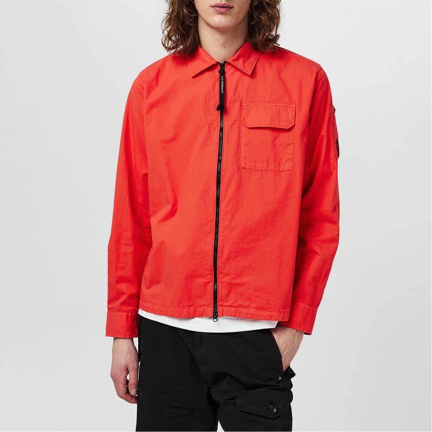 C.P. Company Mens Gabardine Lens Overshirt