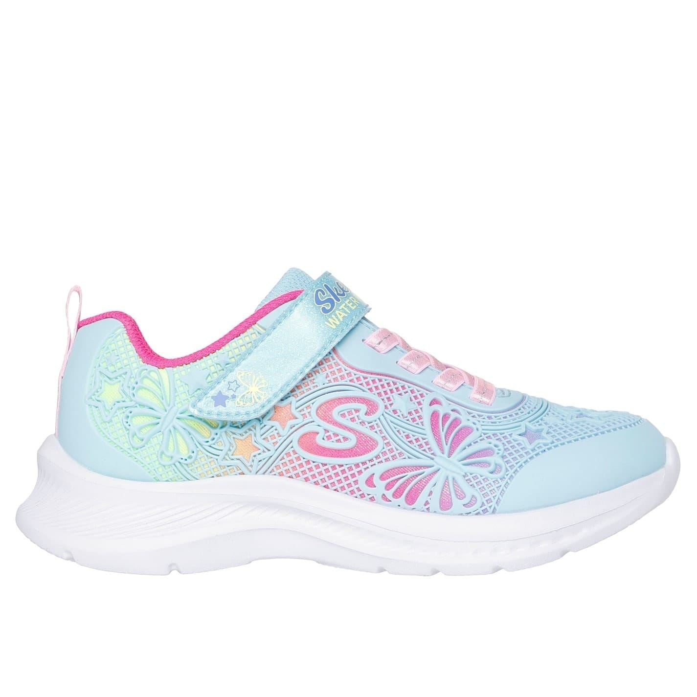 Skechers Girls Floral Low Top Sneakers