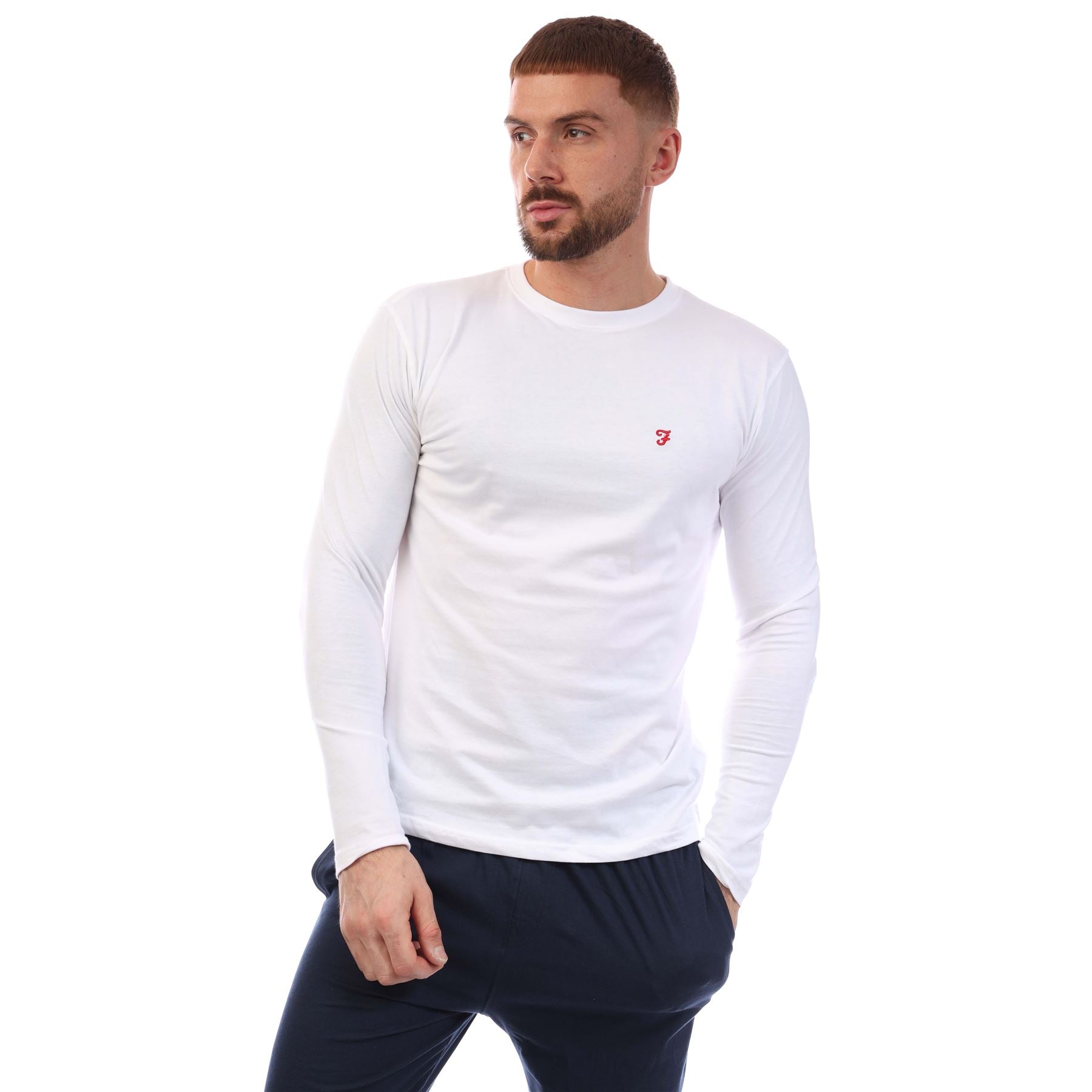 Farah Mens Gruffyd T-Shirt & Pant Set