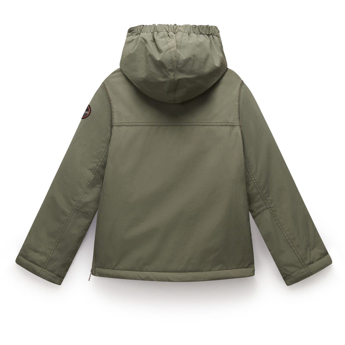 Napapijri Rainforest Solid Patterned Hooded Rain Jacket