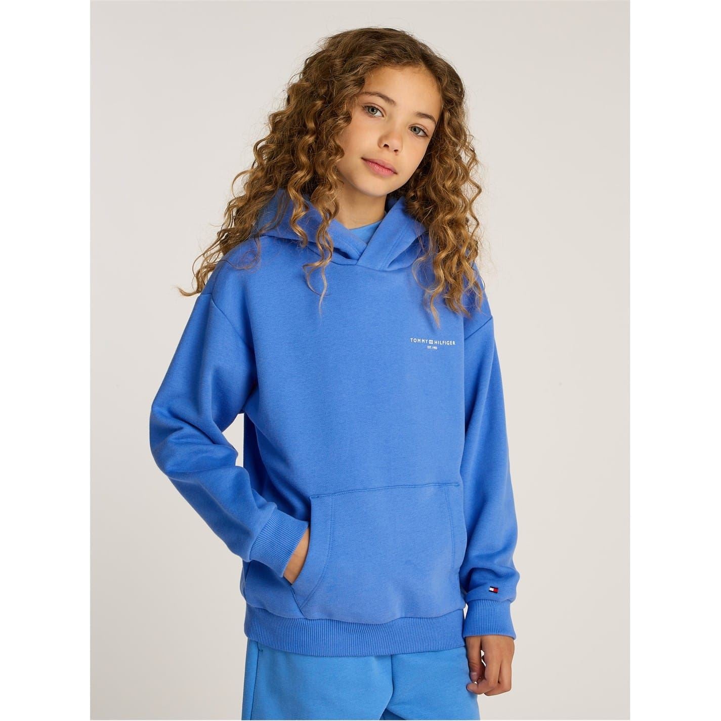 Tommy Hilfiger 1985 Mini Corp Logo Hoodie Juniors