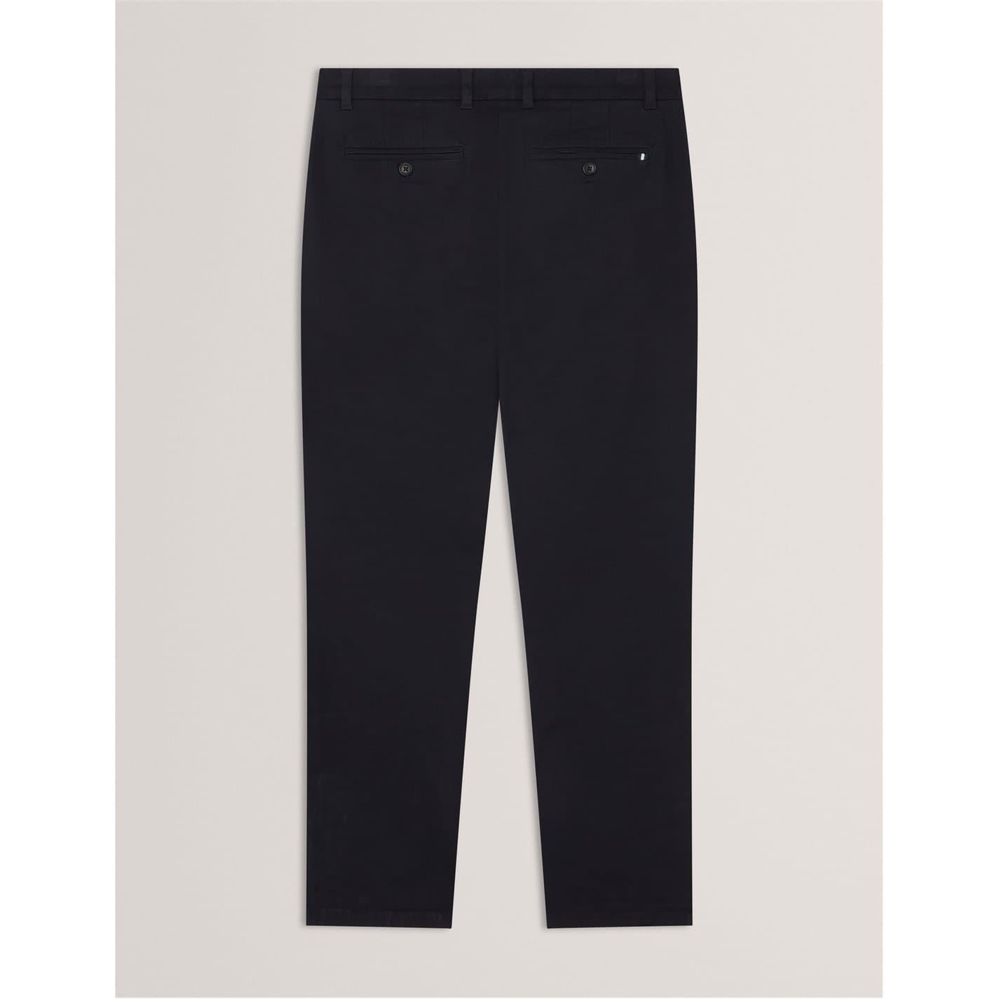 Ted Baker Solid Patterned Slim Chinos