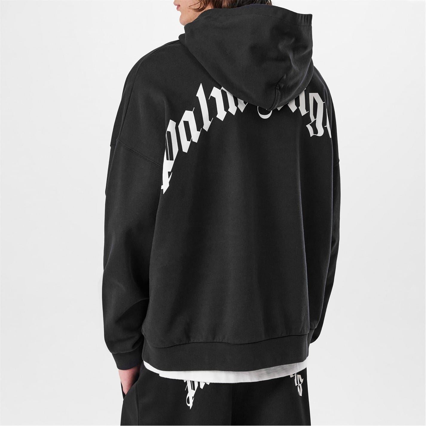 Palm Angels Gothic Logo Hoodie