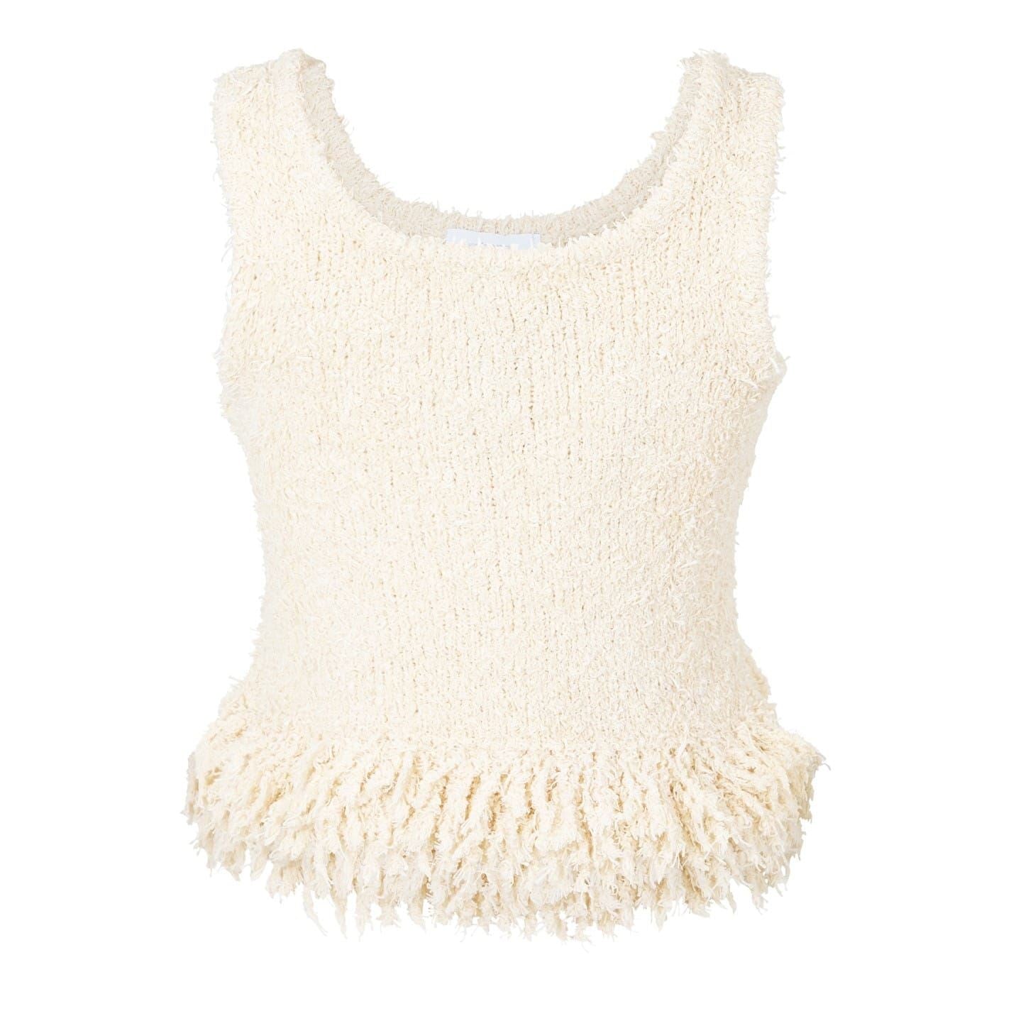 Rabanne Paco Knit Scoop Neck Tank