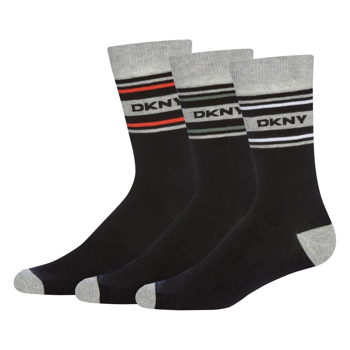 DKNY Mens 3 Pack Gift Socks Elmwood