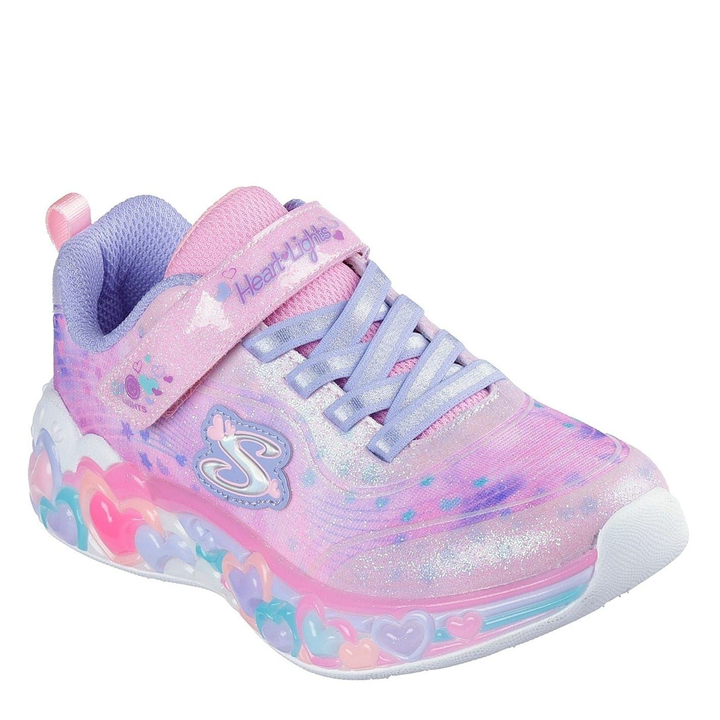 Skechers Eternal Heart Light Up Lace-Up Trainers