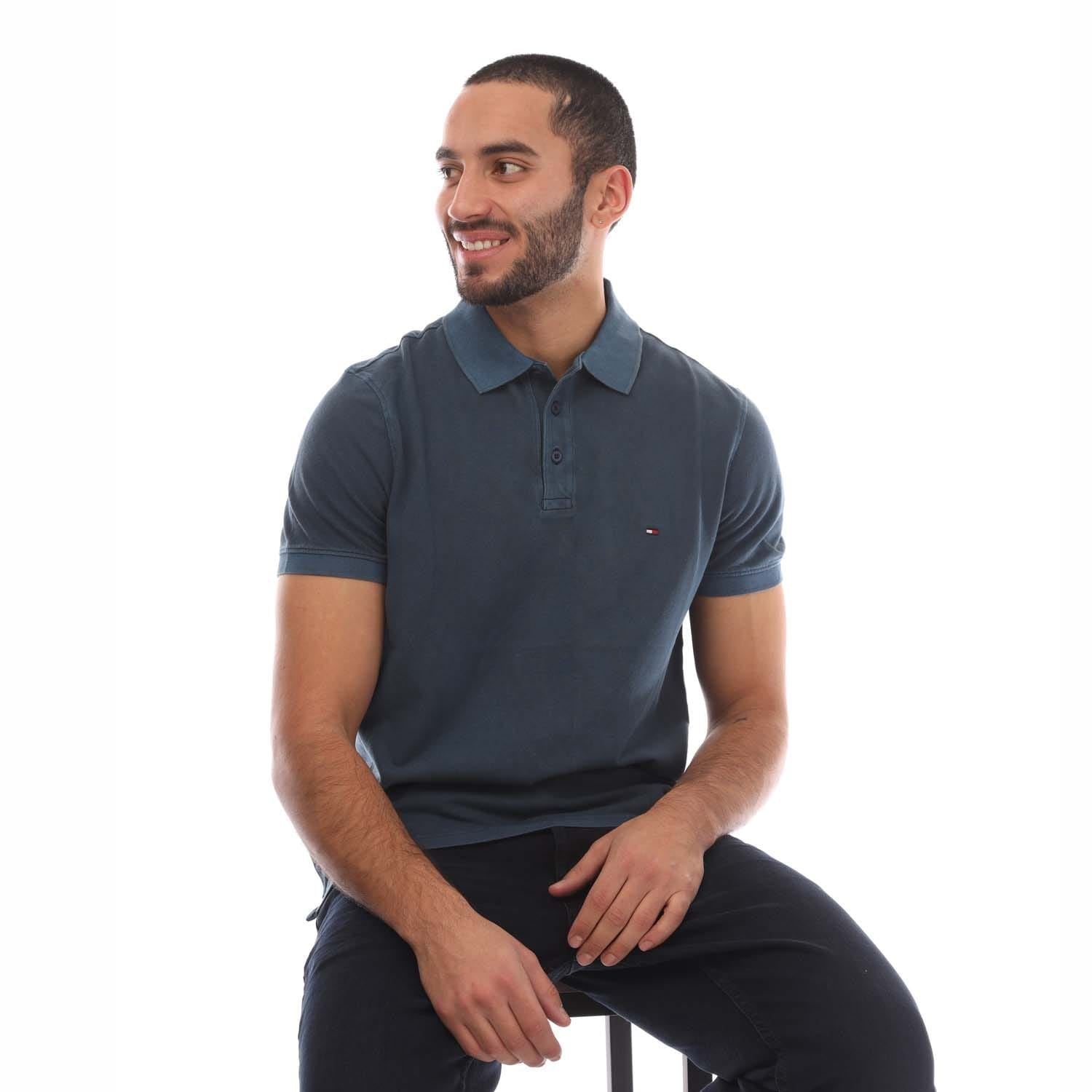 Tommy Hilfiger Garment Dye Regular-Fit Polo Shirt