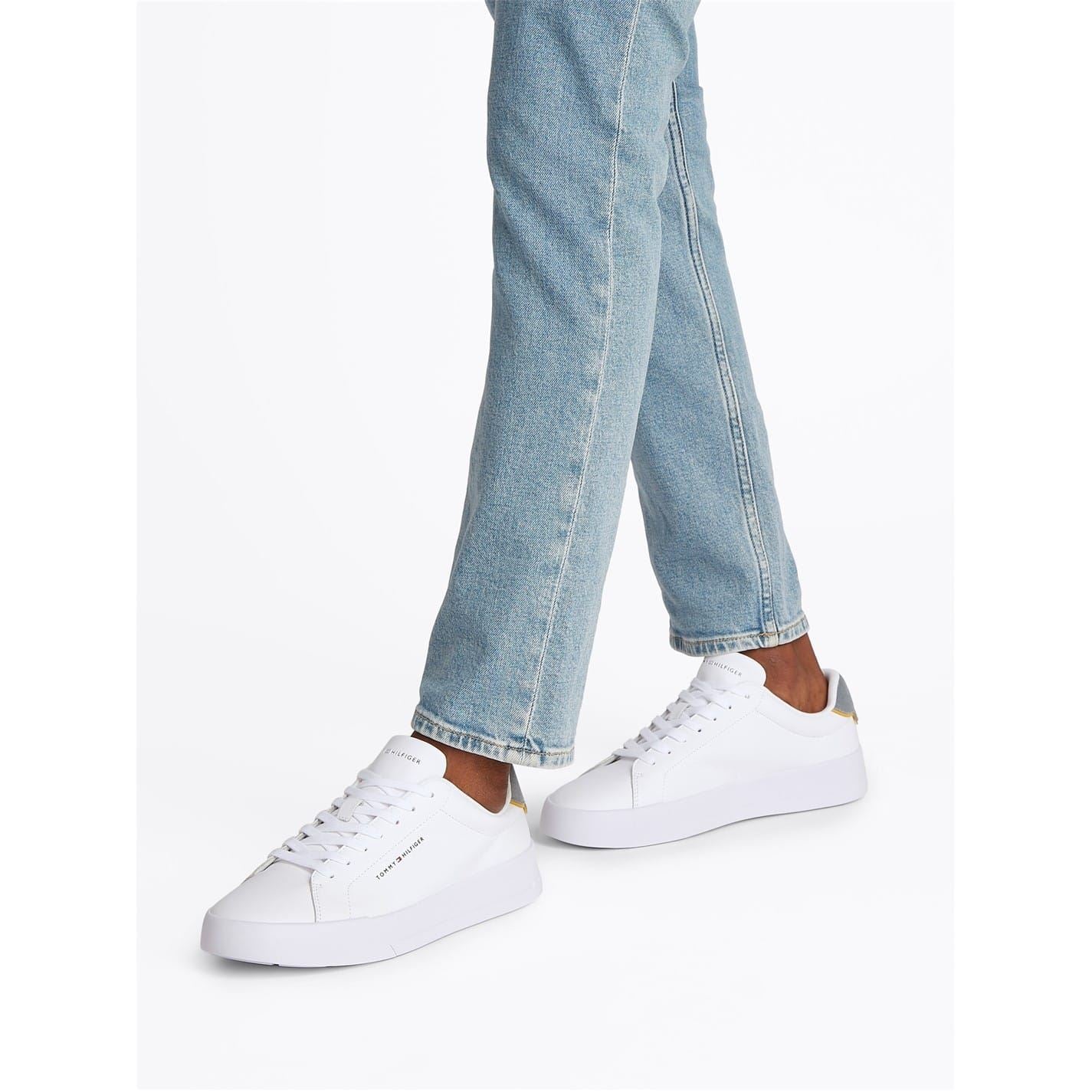 Tommy Hilfiger Leather Low Top Trainers