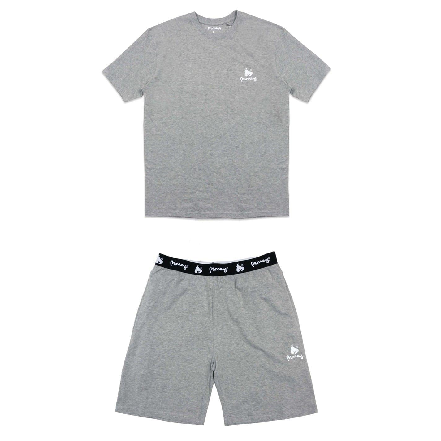 Money Lounger Elasticated Short Twin Set