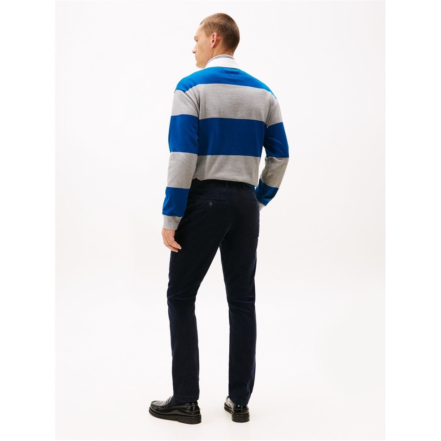 Tommy Hilfiger Denton Solid Patterned Straight Chinos