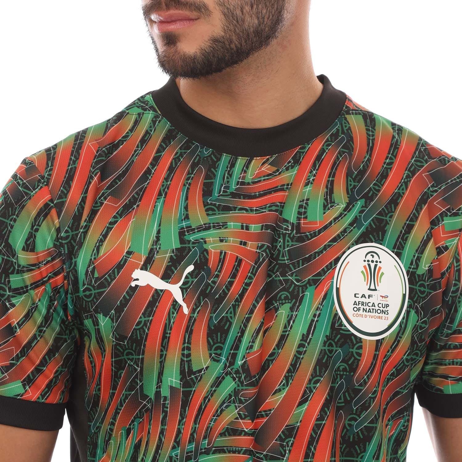 Puma AFCON Tournament Allover Print T-Shirt