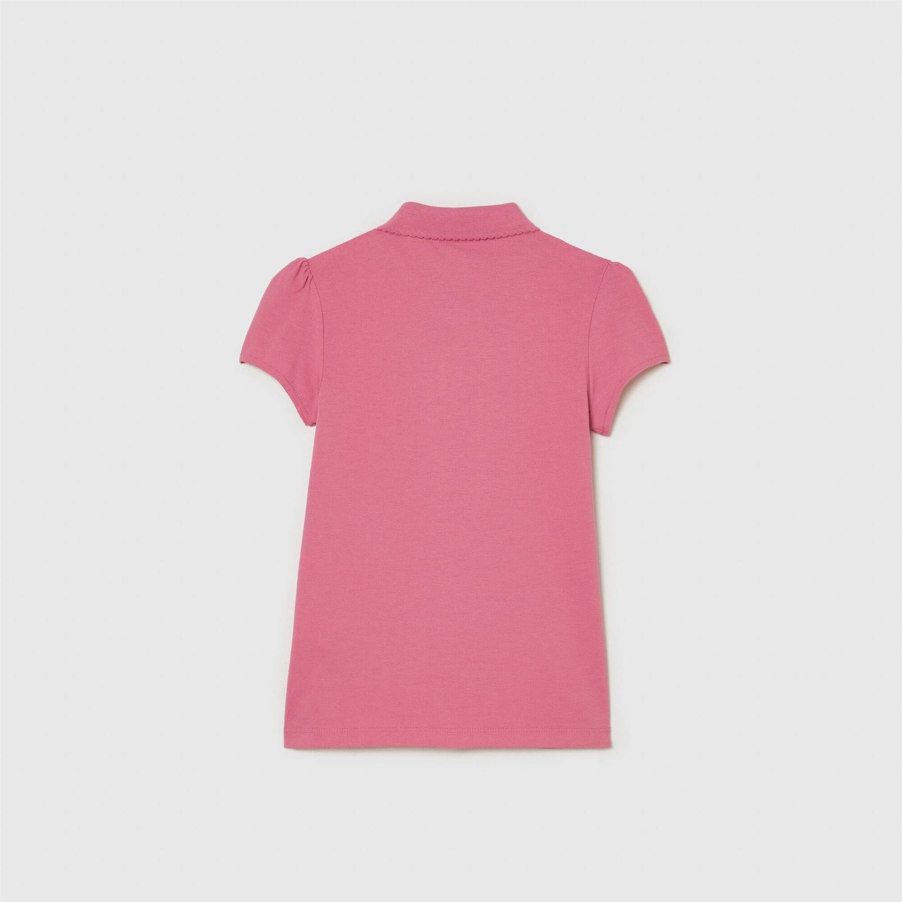 Lacoste Juniors Scalloped Collar Mini Polo Shirt