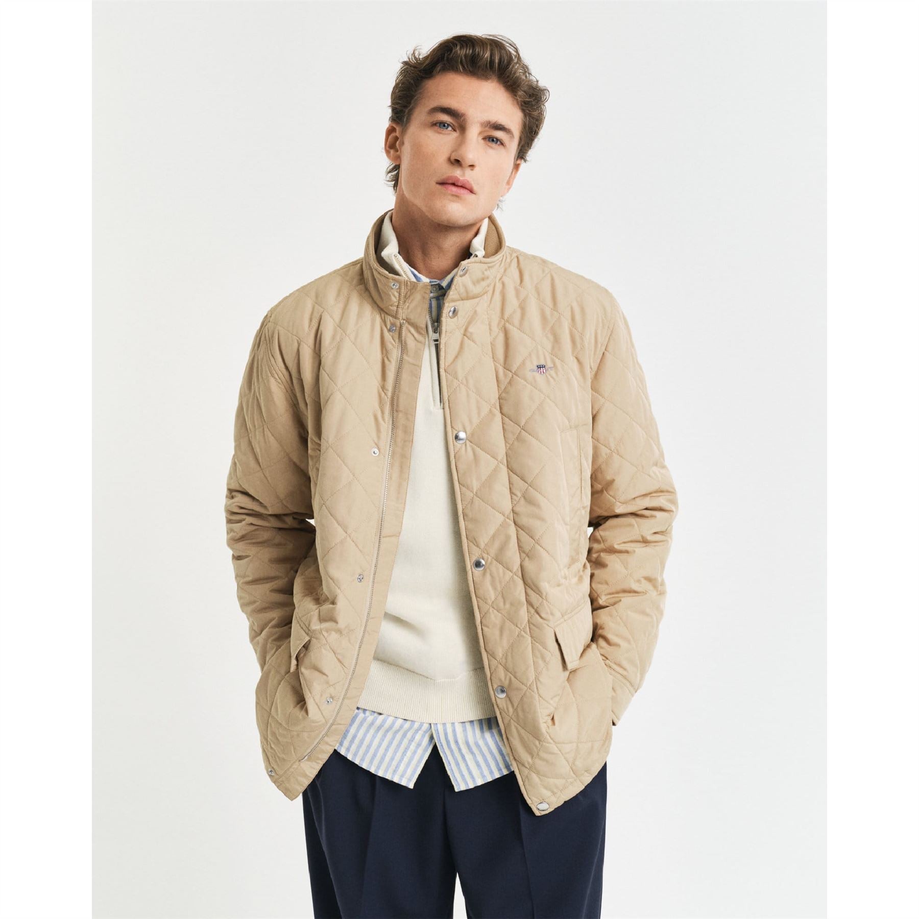 Gant Quilted Windcheater Mid-Length Jacket
