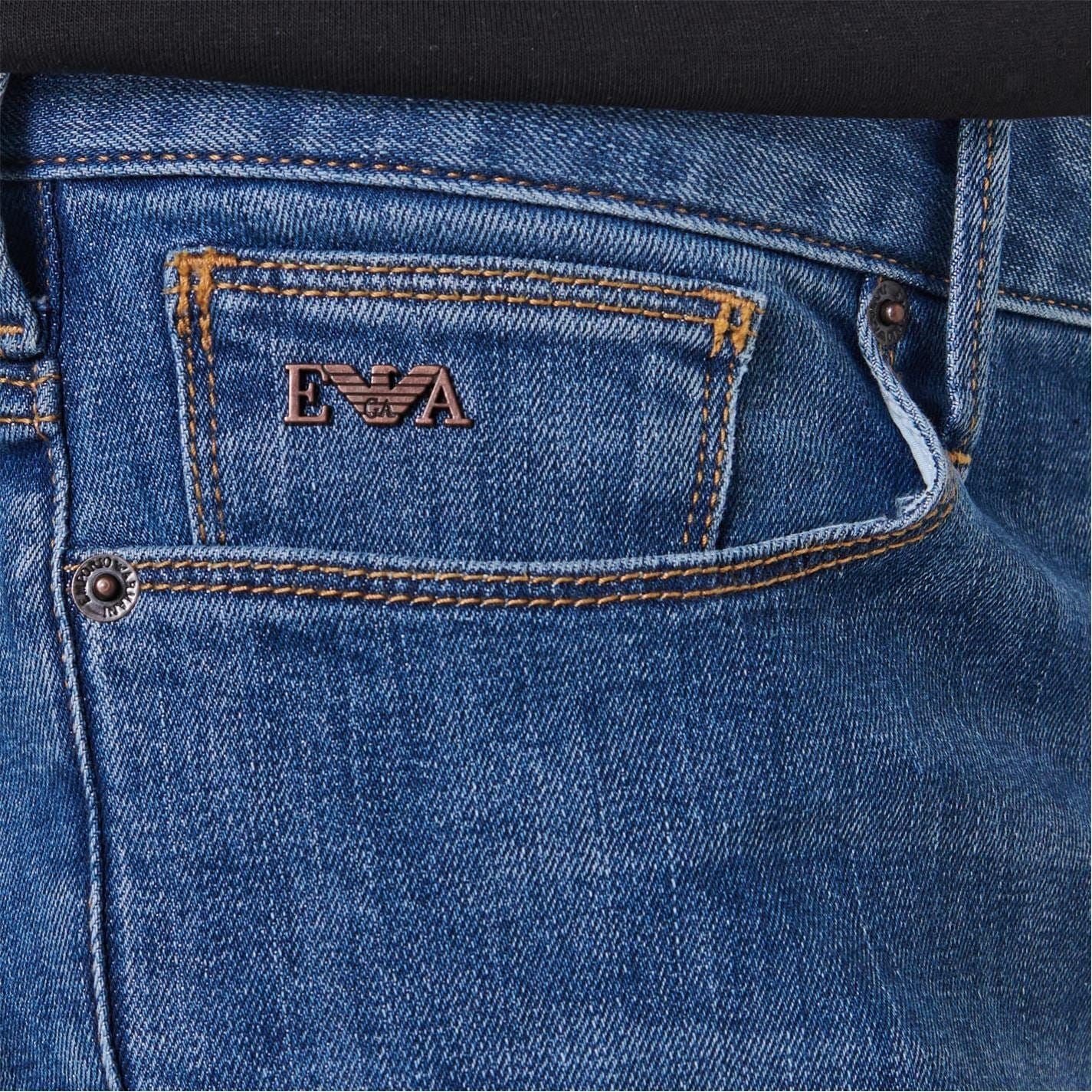 Emporio Armani EA7 Mens Slim Fit J06 Jeans