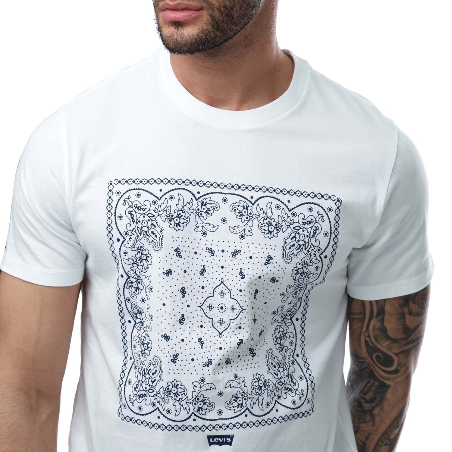 Levis Bandana Graphic Crewneck T-Shirt