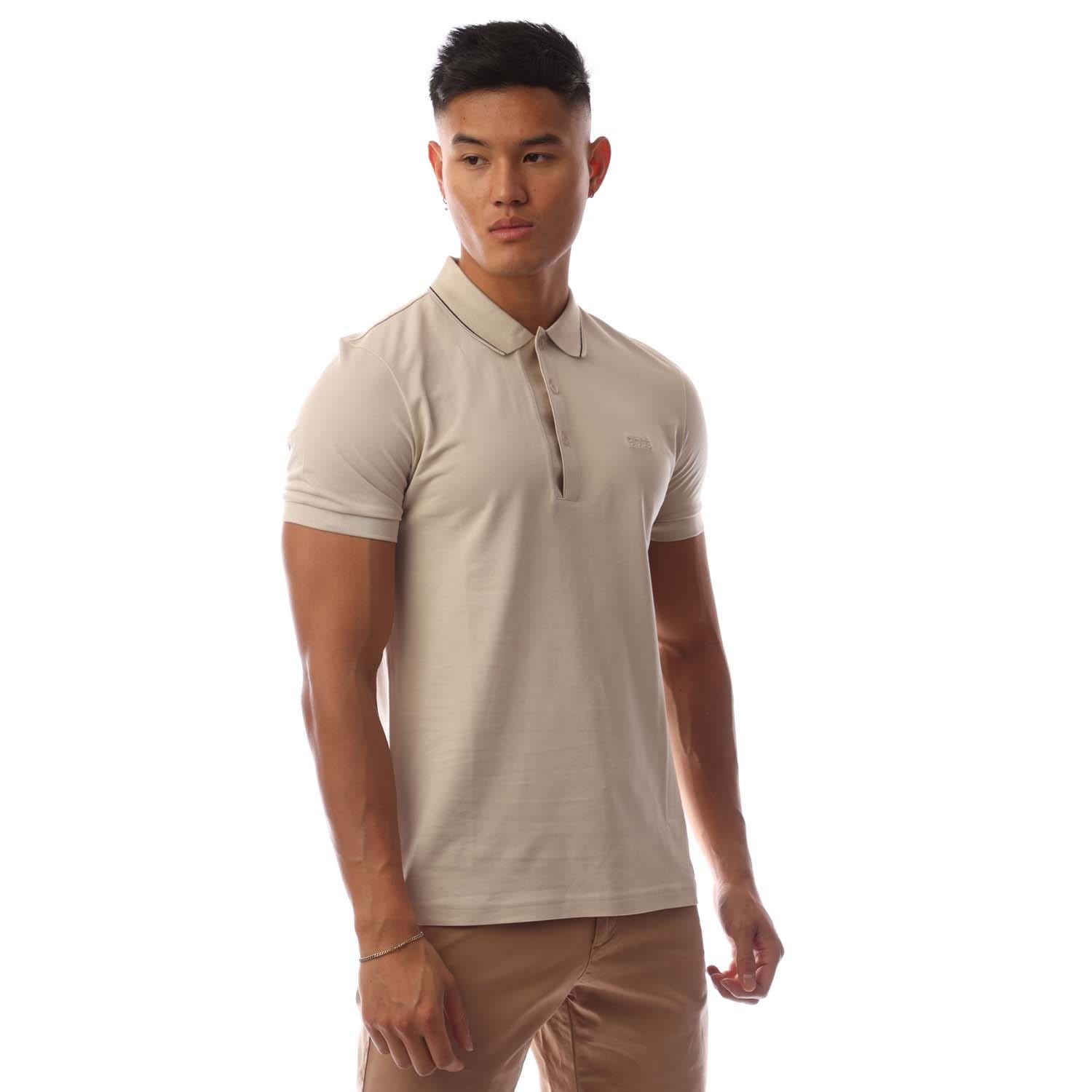 Boss Paule 4 Slim-Fit Tonal Logo Polo Shirt