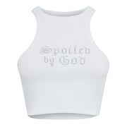 VETEMENTS Vete God Cropped High Neck Slim Fit Tank