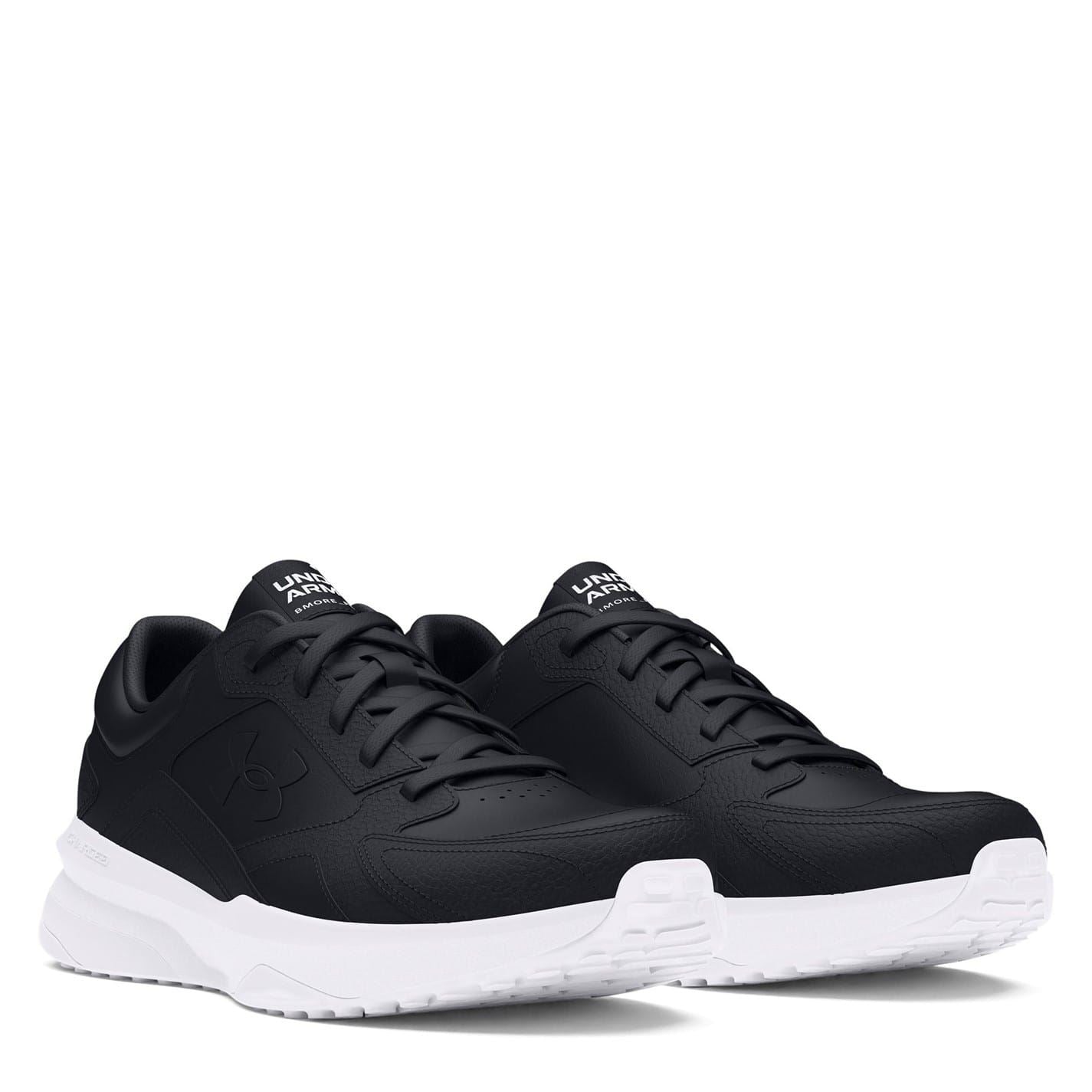 Under Armour Edge Leather Low Top Lace-Up Sneakers