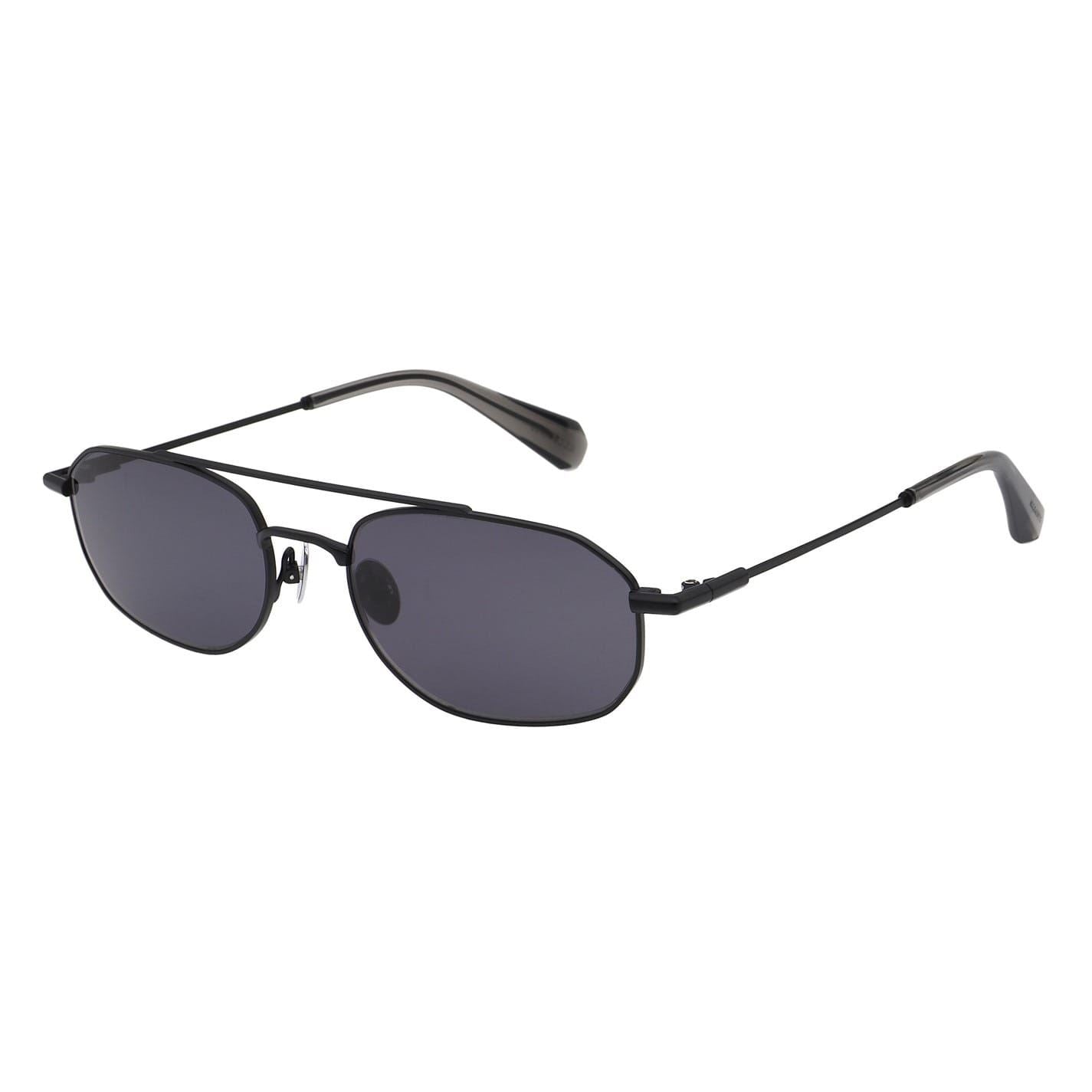 AllSaints Rectangle Double Bridge Full Rim Sunglasses