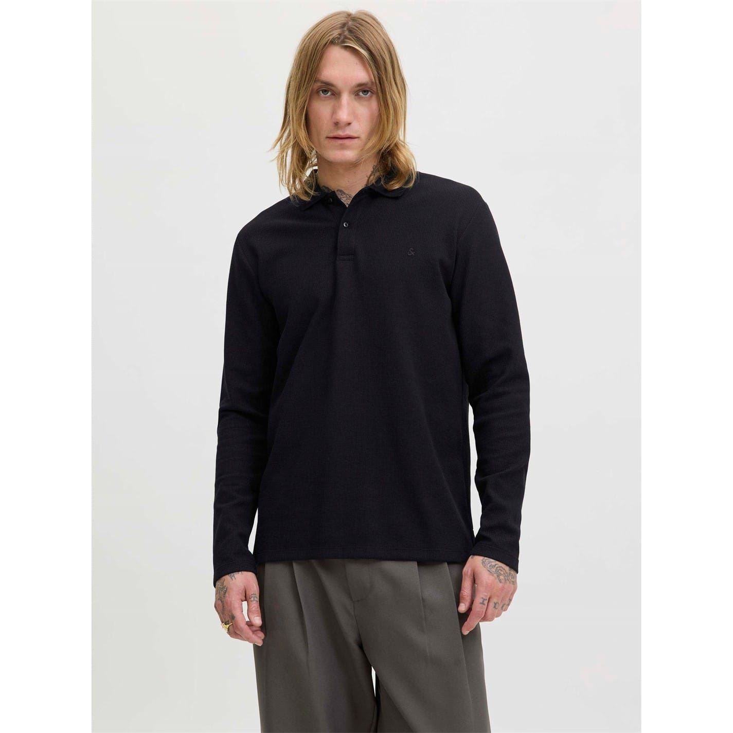 Jack and Jones Mens Longsleeve Polo