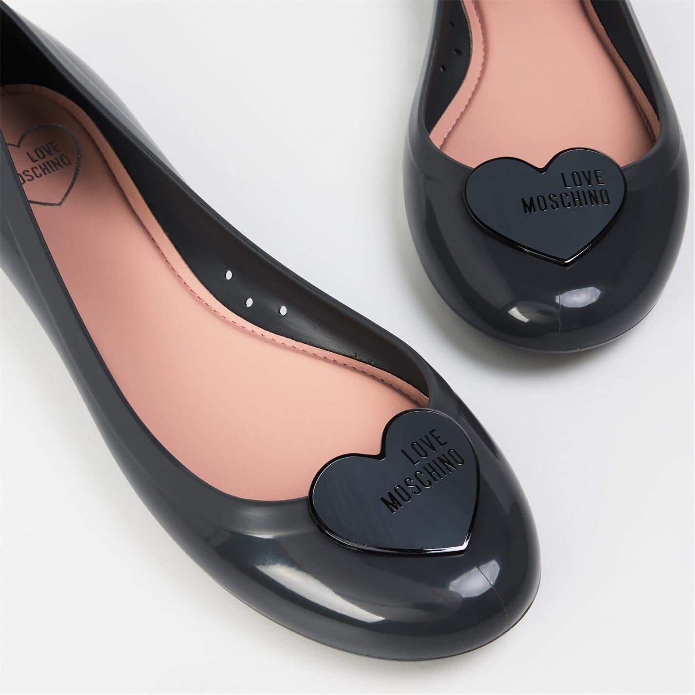 Love Moschino Jelly Ballet Pumps