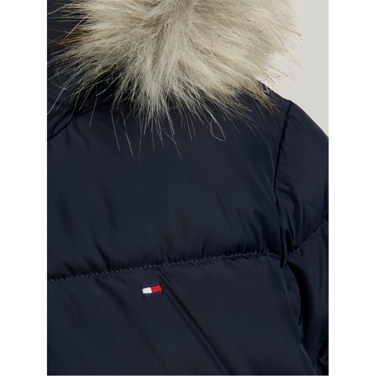 Tommy Hilfiger Fur Hood Puffer Jacket