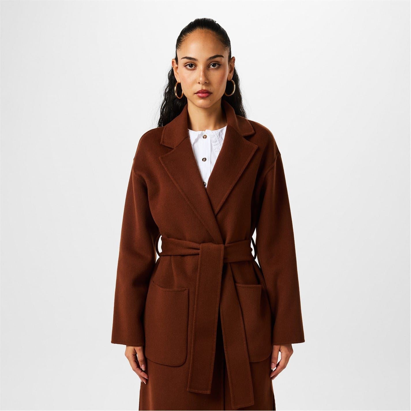 Woolrich Wool Belt Coat