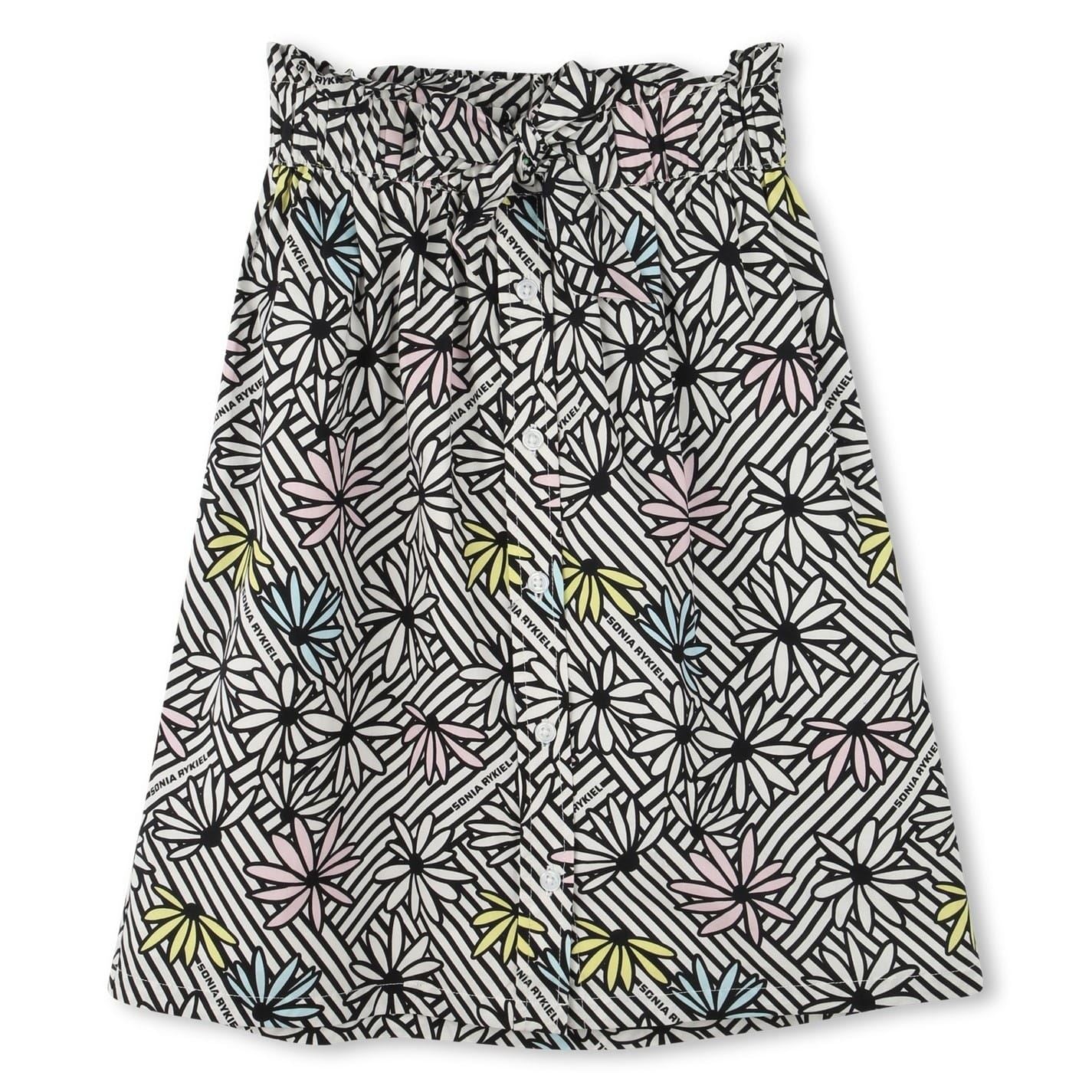 Sonia Rykiel Oap Floral Patterned Skater Skirt