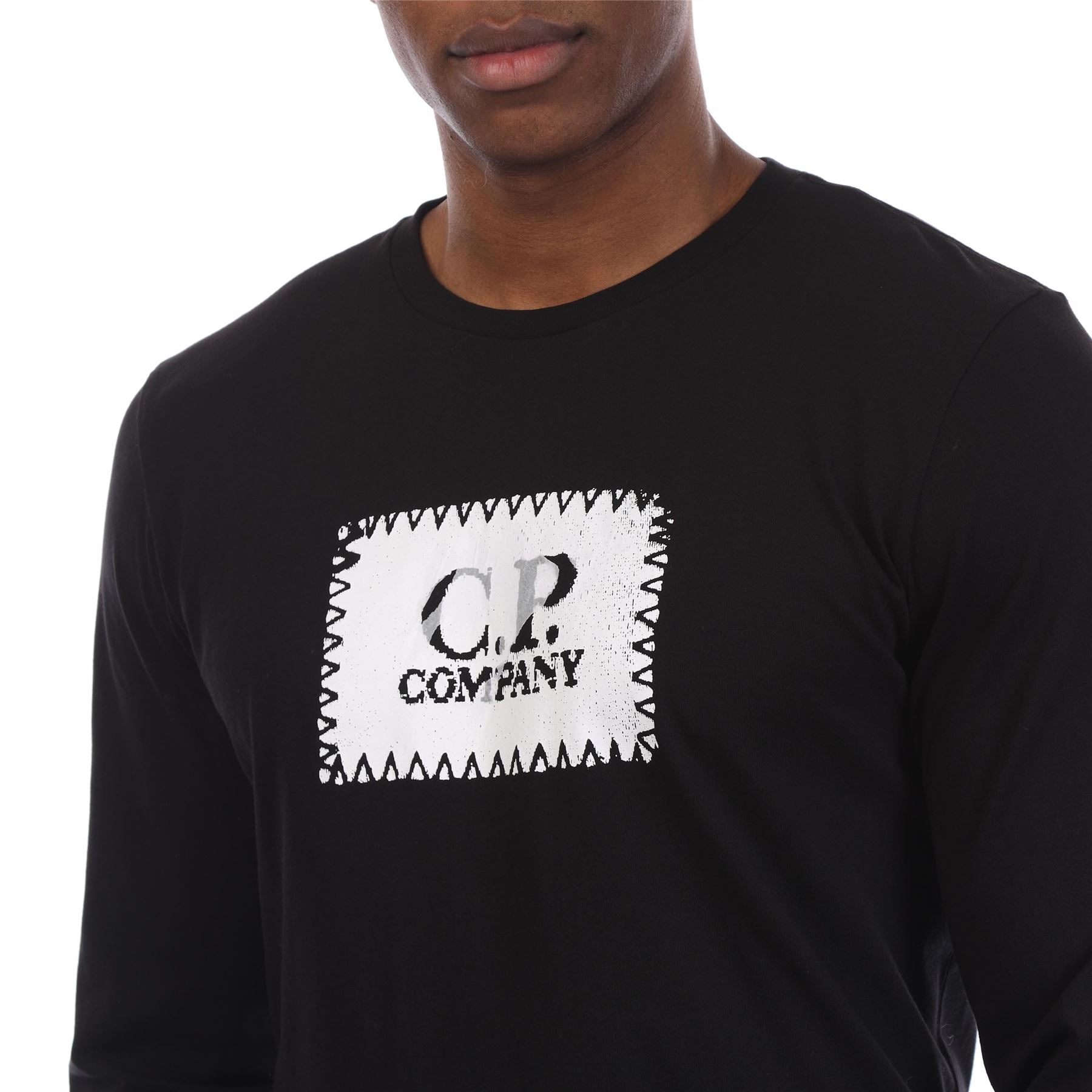 C.P. Company Long Sleeve Logo Label T-Shirt