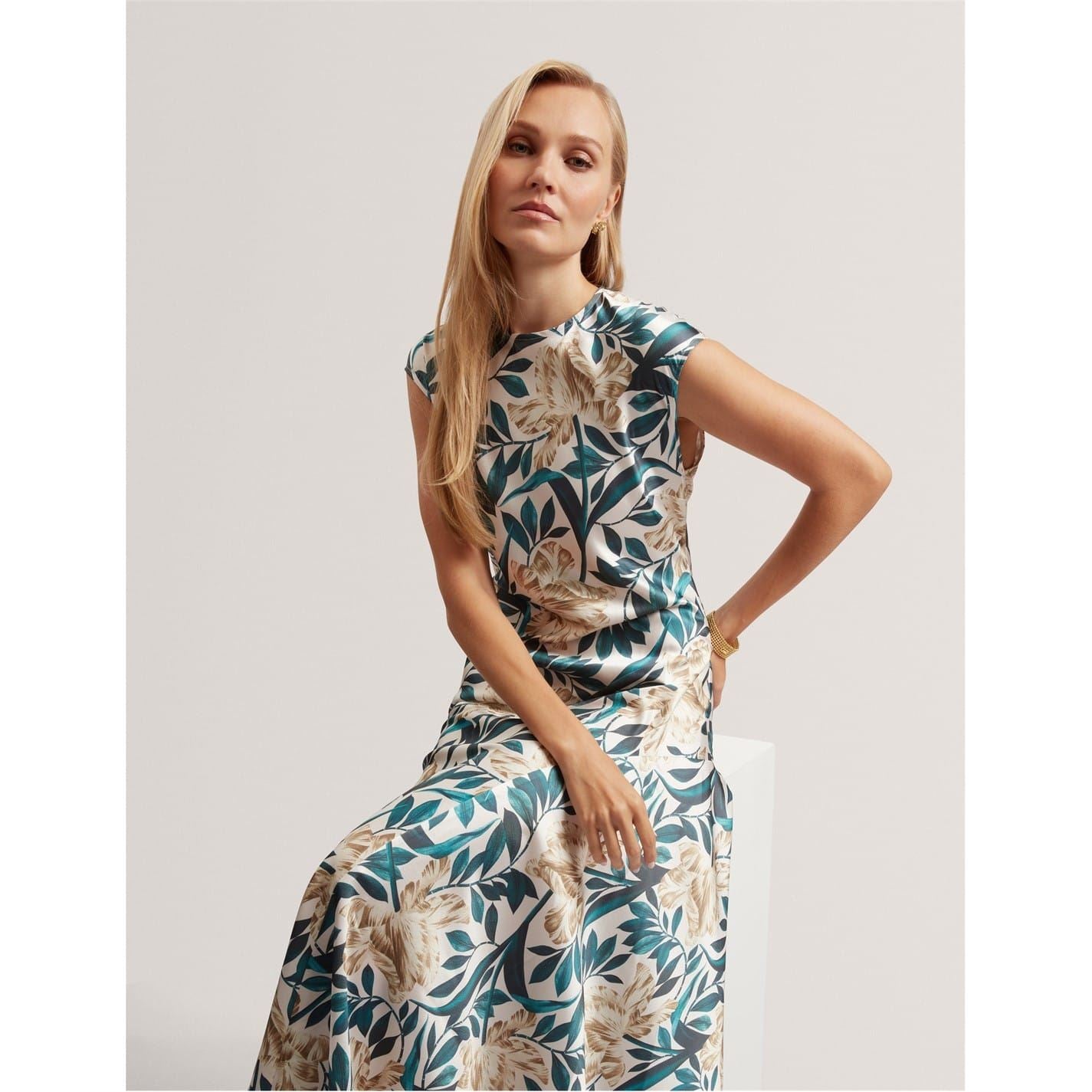 Ted Baker Print Sless Dres
