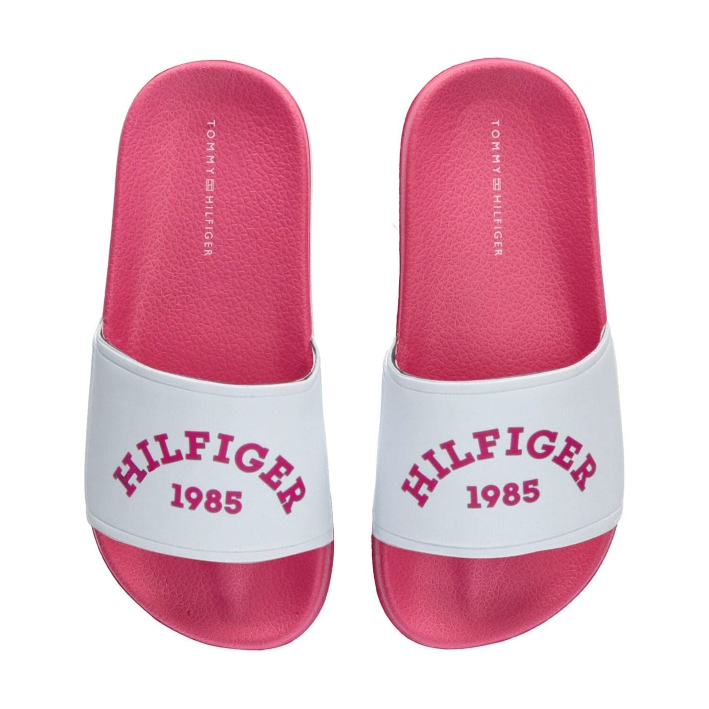 Tommy Hilfiger Logo Print Pool Slides