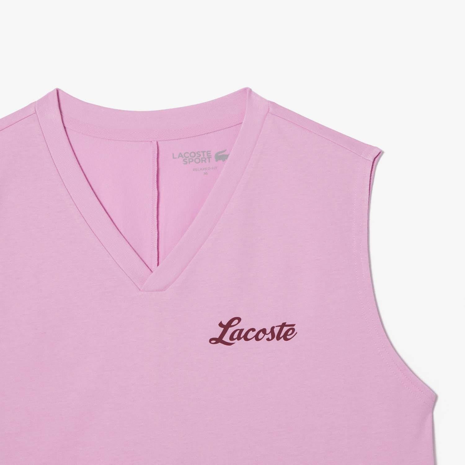 Lacoste Sport Ultra Dry Cotton Sport Crop Top