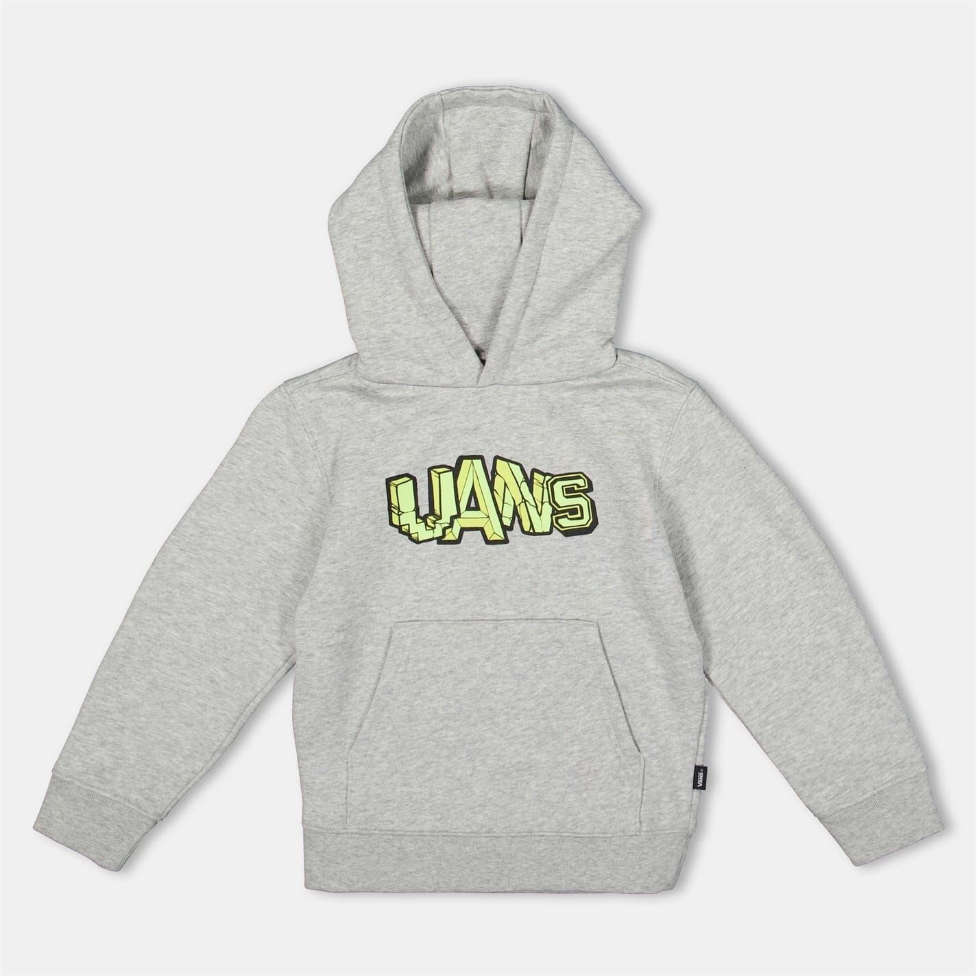 Vans Stacked Lettering Kangaroo Pocket Kids Pullover