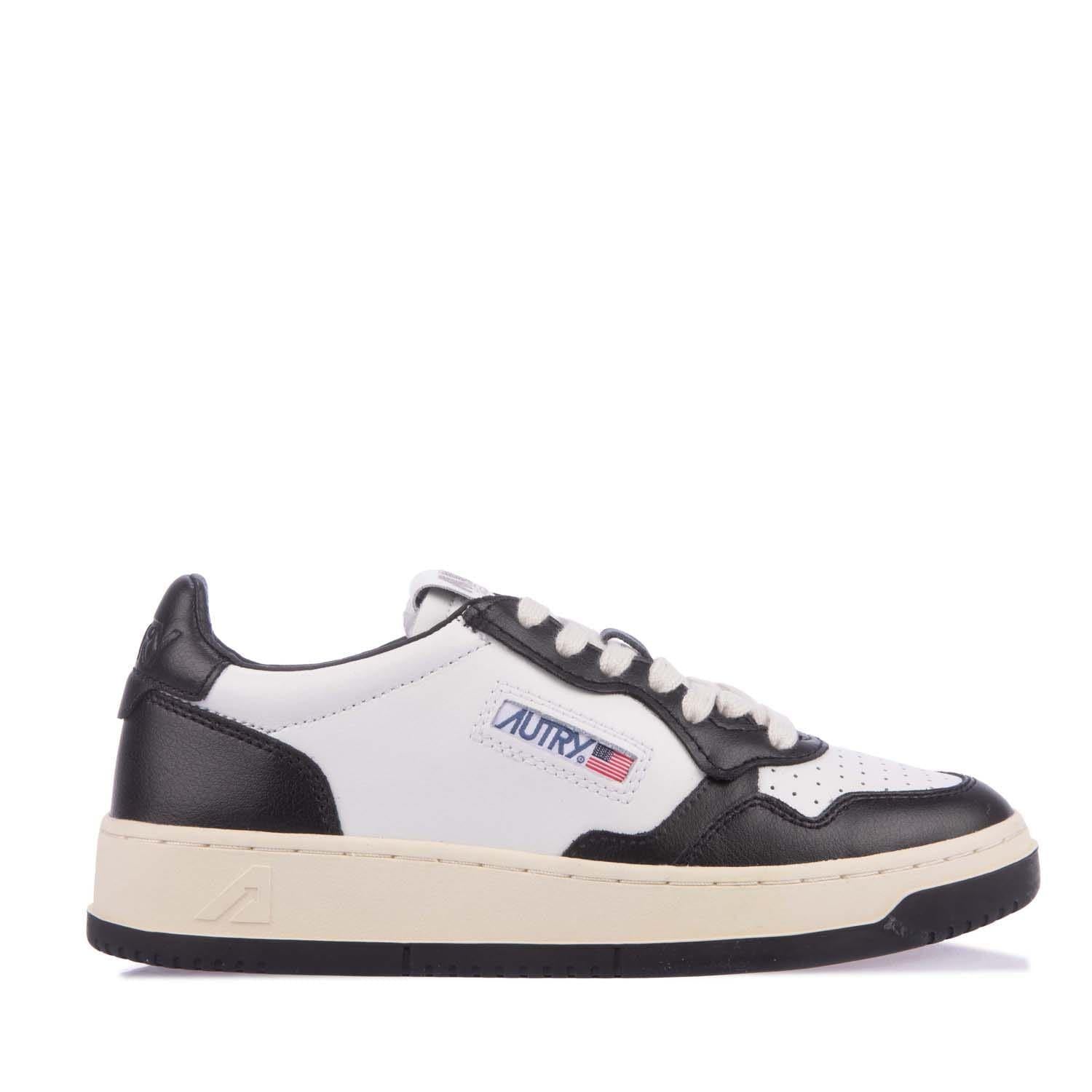 Autry Medalist Leather Court Trainers